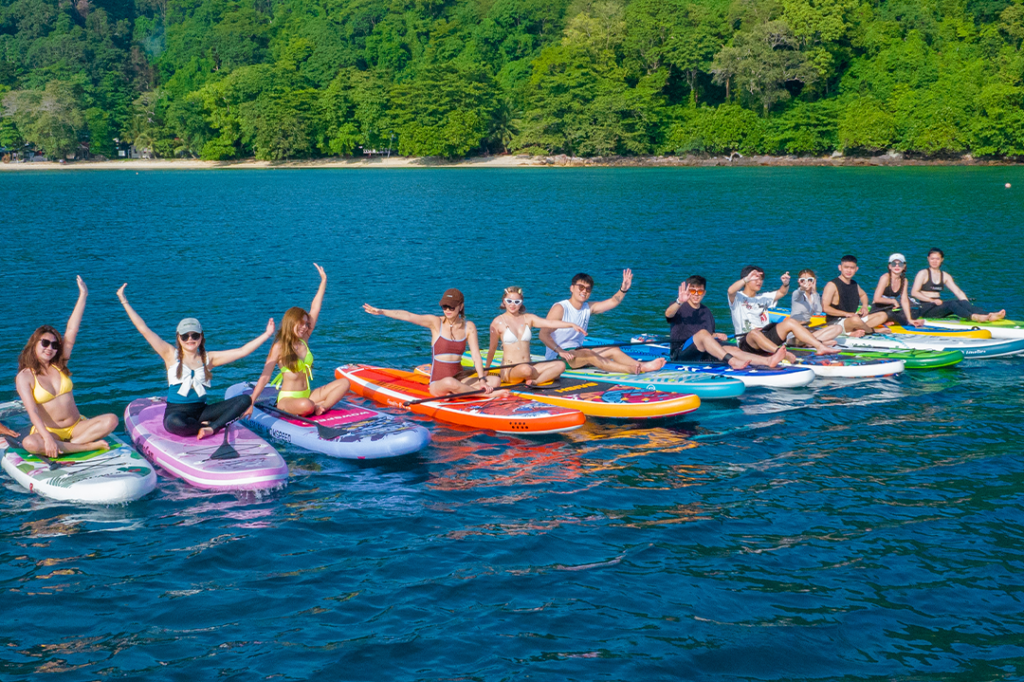 Stand Up Paddle Boat at Tenggol Island
