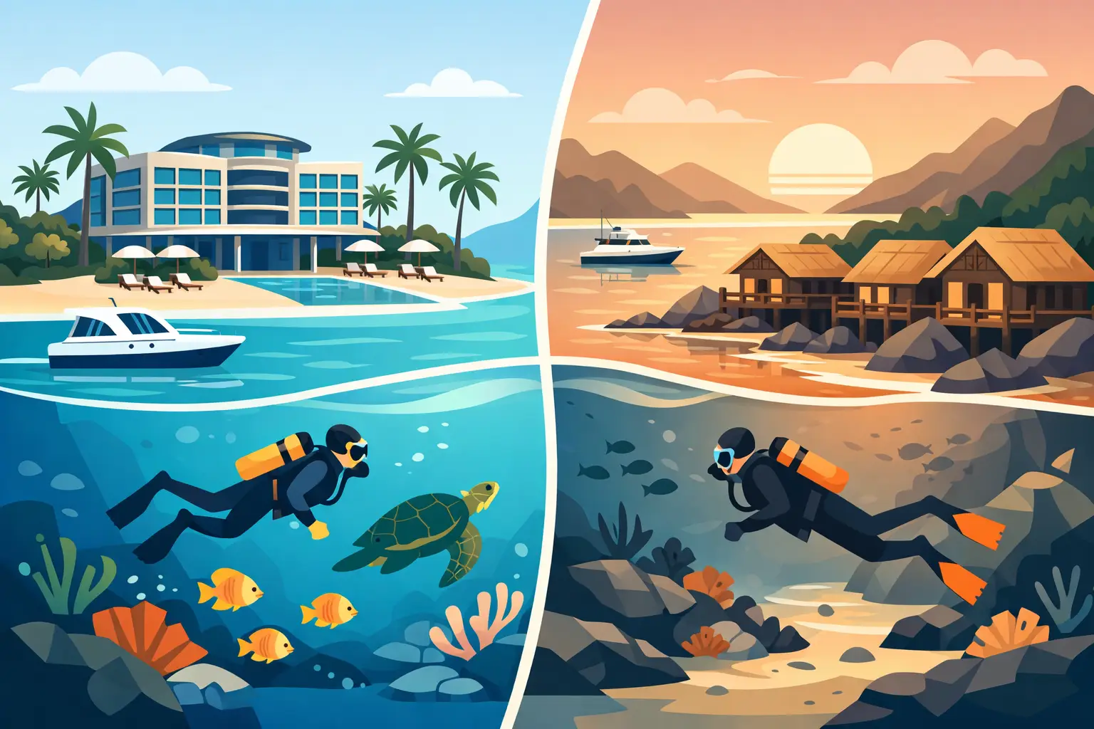 Diving Resort vs Dive Lodge: Which Suits You?