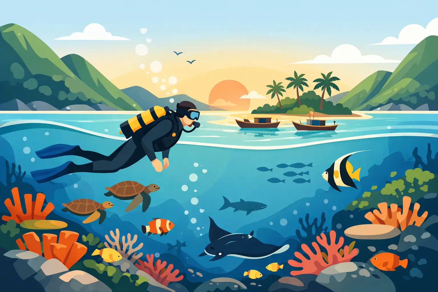 Marine Life Diving Holiday in Malaysia