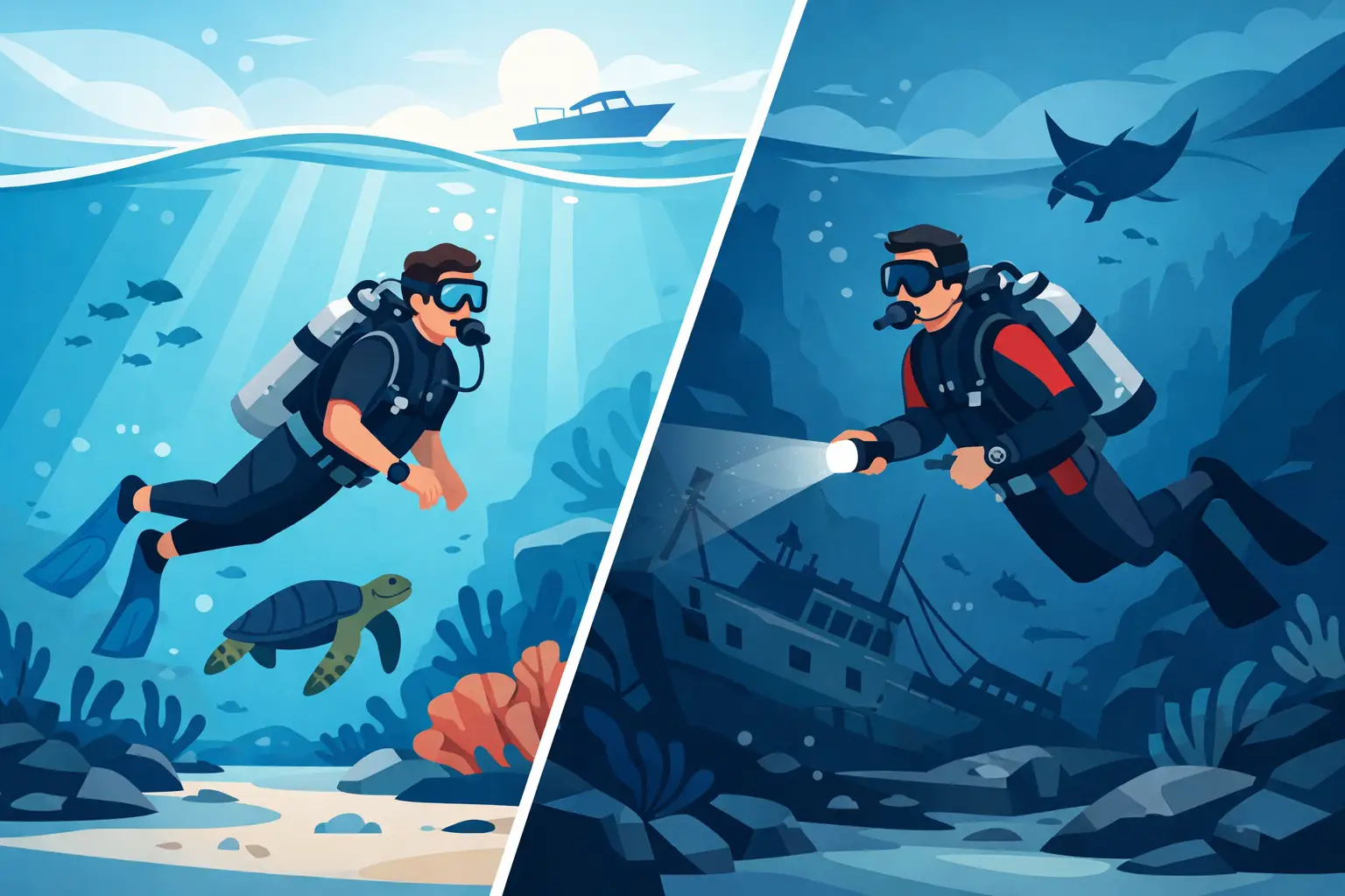 SSI Open Water vs Advanced Adventurer