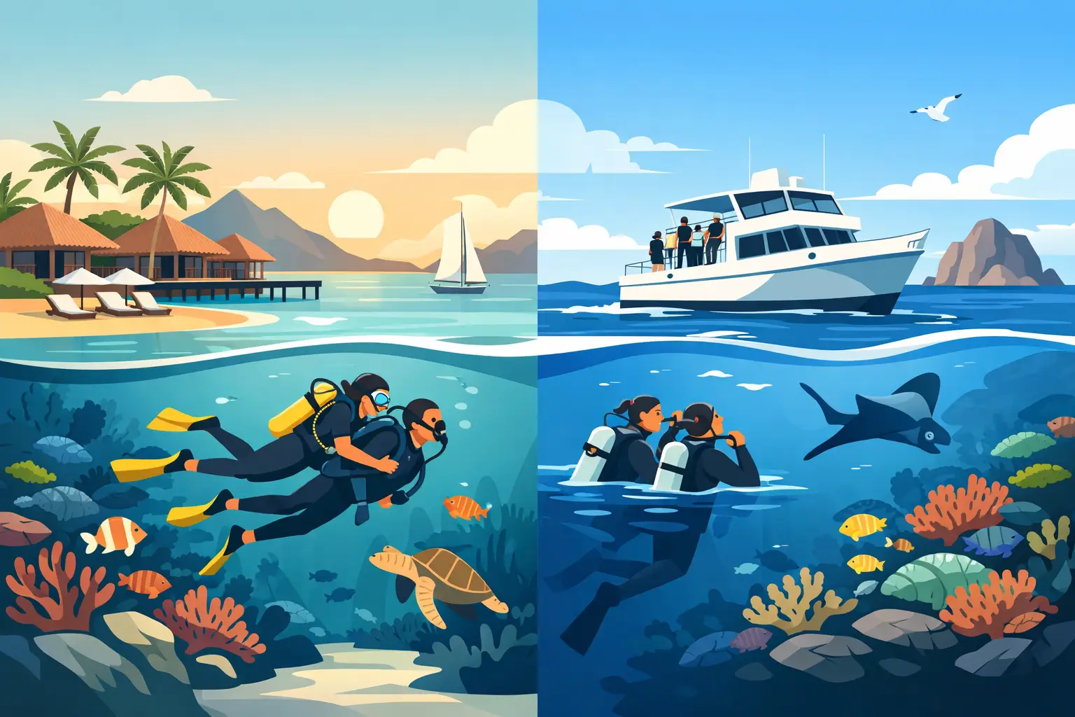 Resort Diving vs Day Trip: Choose Your Escape