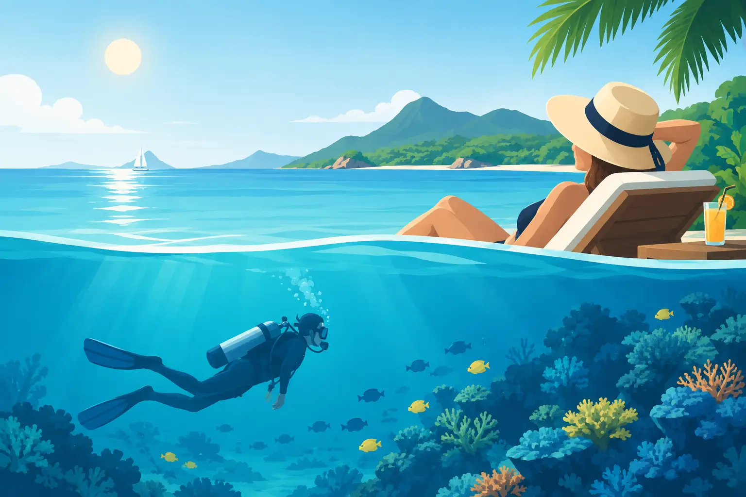 How to Combine Diving Relaxation on Holiday