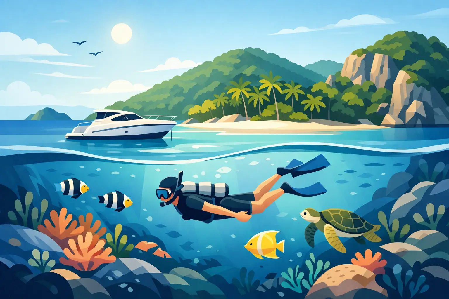 Luxury Snorkelling Holiday Malaysia on Tenggol
