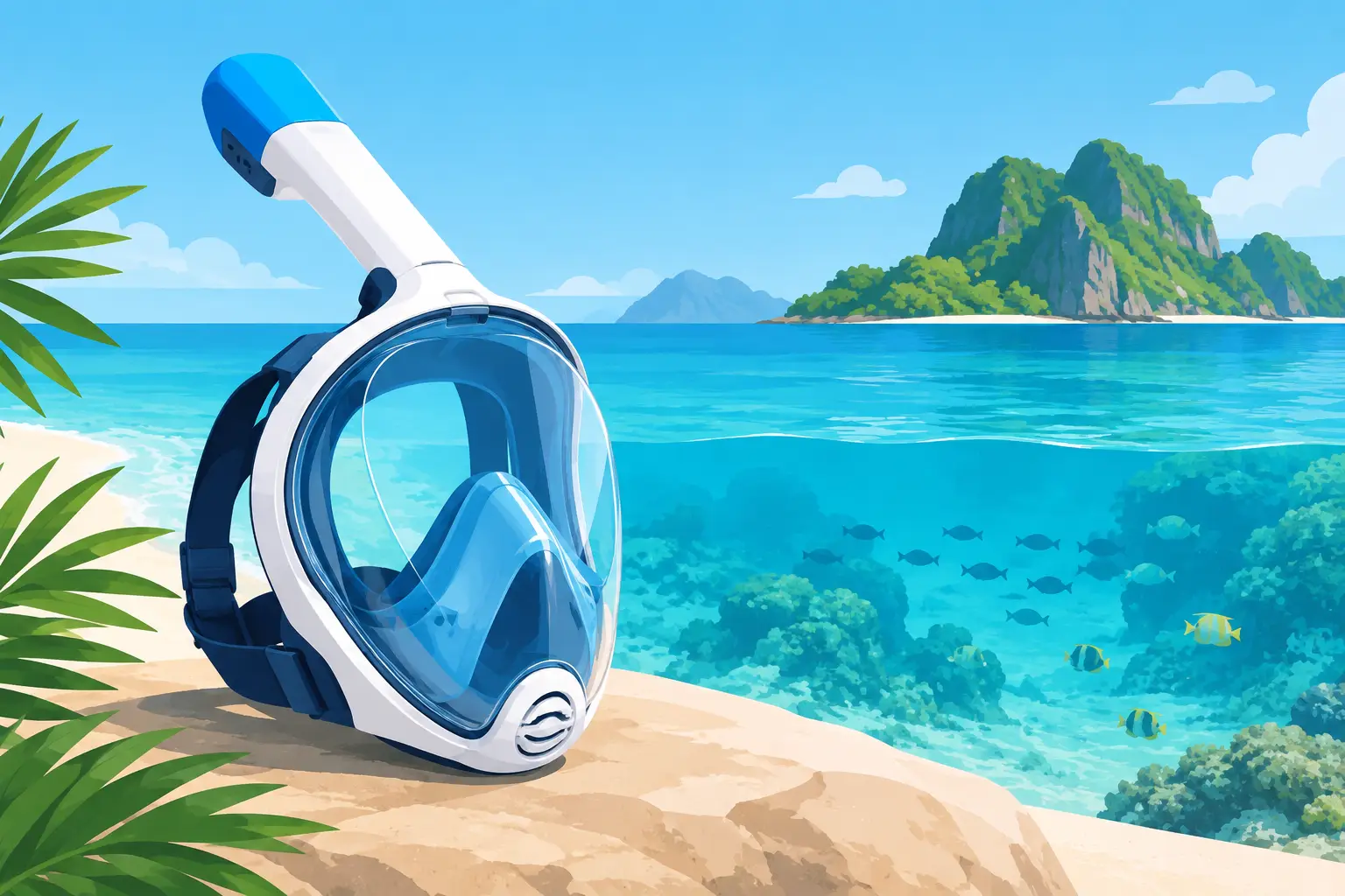 Full Face Snorkel Mask Review for Island Holidays